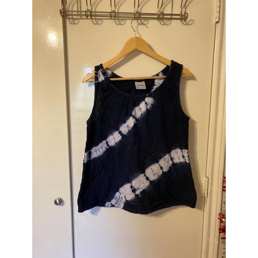 Dunes Indigo Dyed Tank